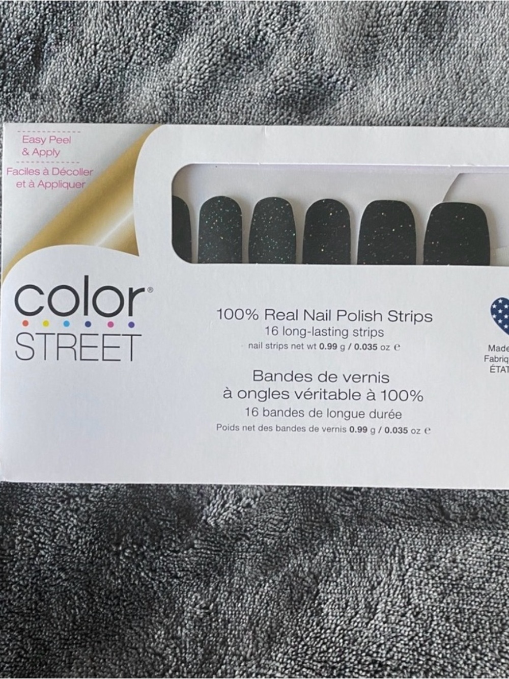 Color Street Dark Green Glitter Scot Topic